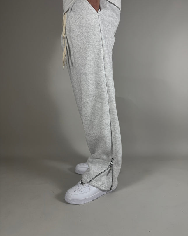 Panta Tuta Zip Basic grigio – pantalone tuta streetwear uomo | Street Vibes