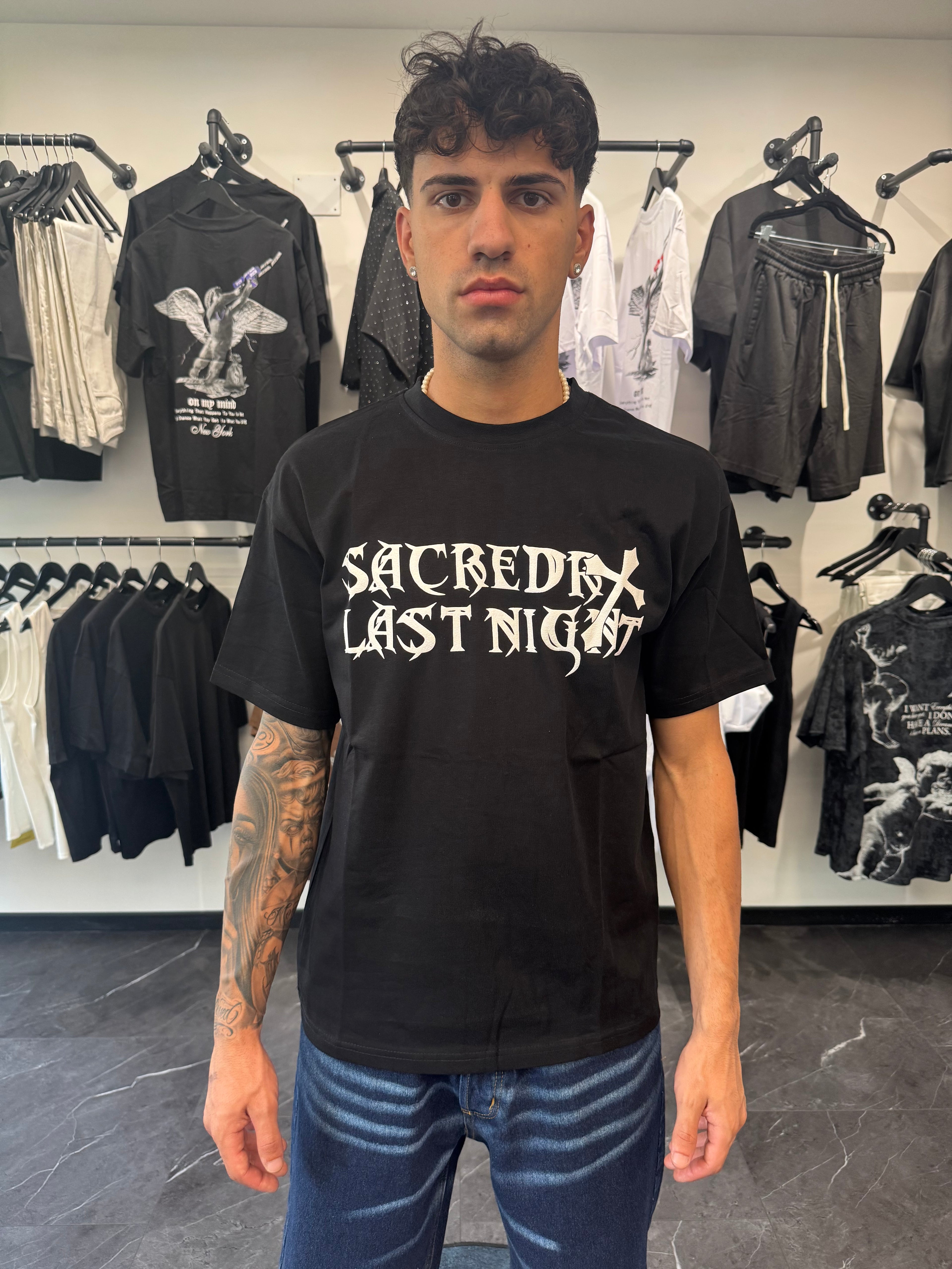 T-shirt Croce Black