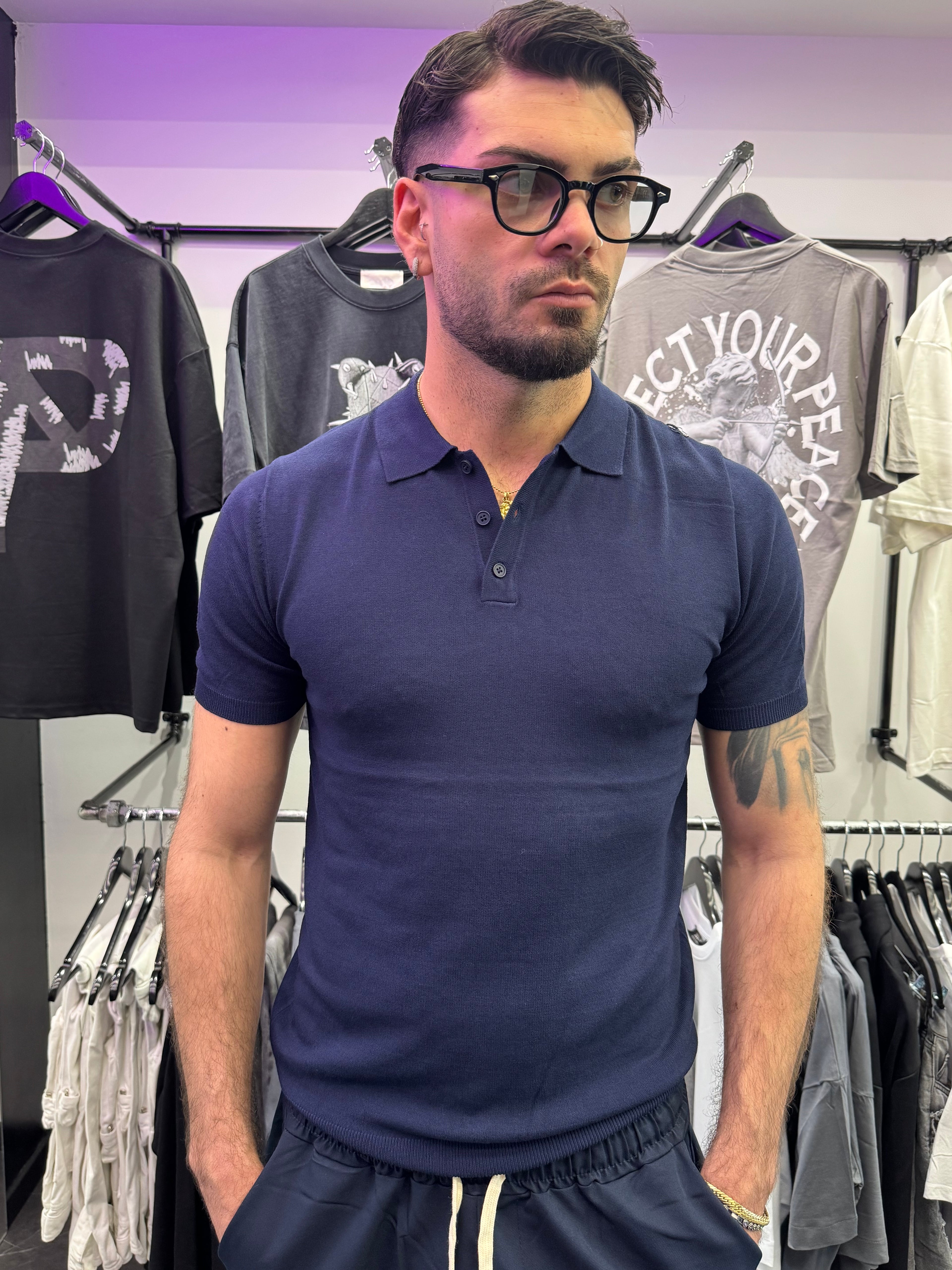 Maglia Polo Navy