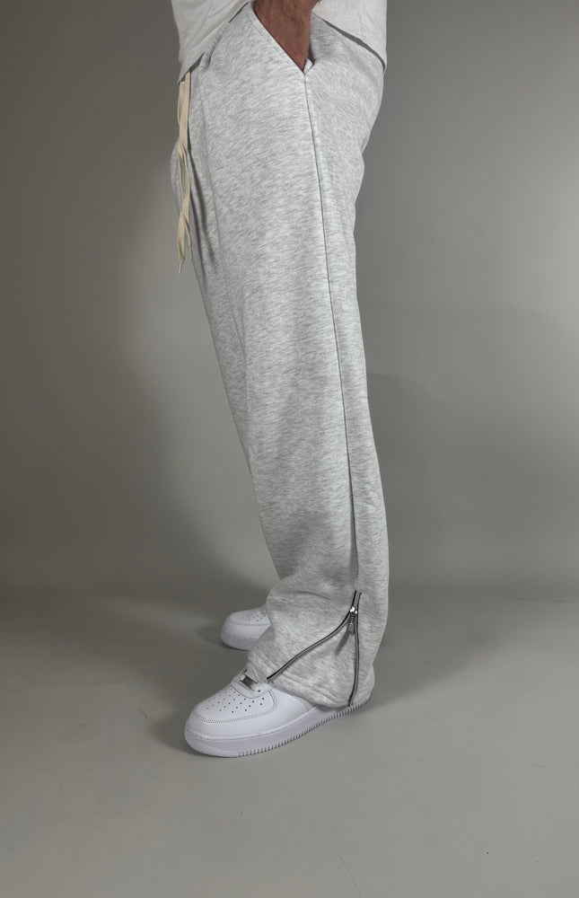 Panta Tuta Zip Basic grigio – pantalone tuta streetwear uomo | Street Vibes