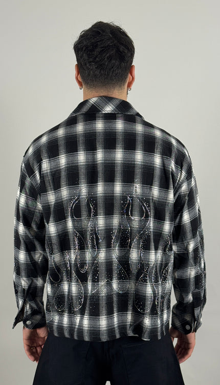 Camicia Flames – streetwear uomo | Street Vibes (foto 4)