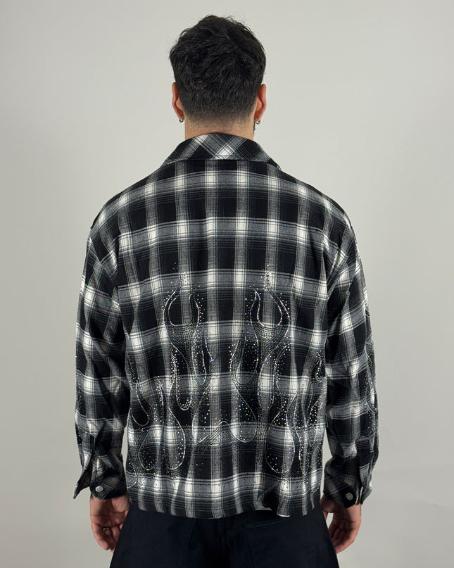 Camicia Flames – streetwear uomo | Street Vibes (foto 4)