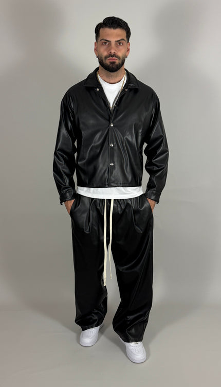 Coordinato Ecopelle – streetwear uomo | Street Vibes (foto 3)