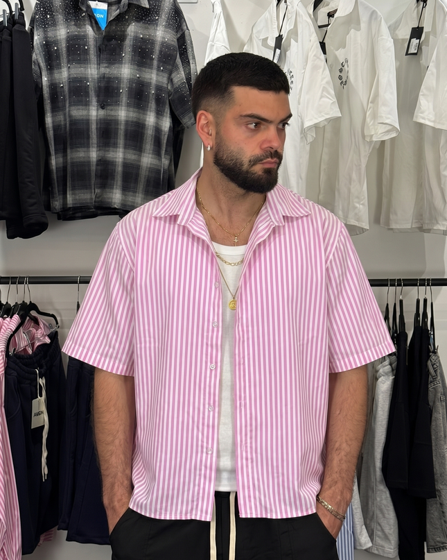 Camicia Millerighe Short