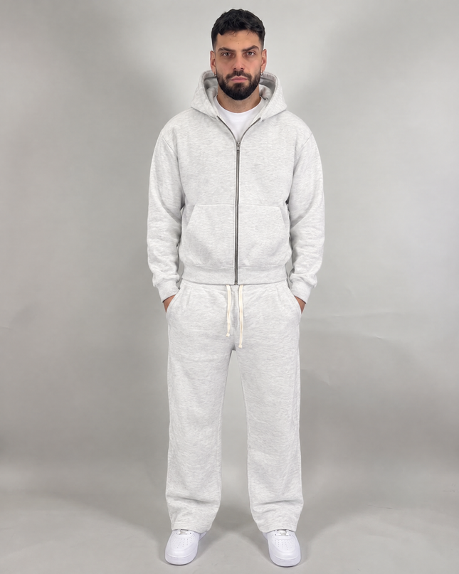 Tuta Comfy Zip grigio – streetwear uomo | Street Vibes (foto 2)