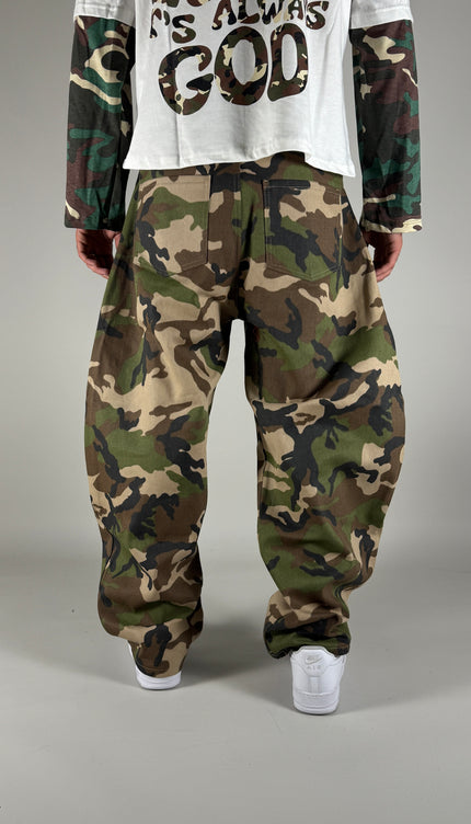 Balloon Camo – pantalone streetwear uomo | Street Vibes (foto 3)