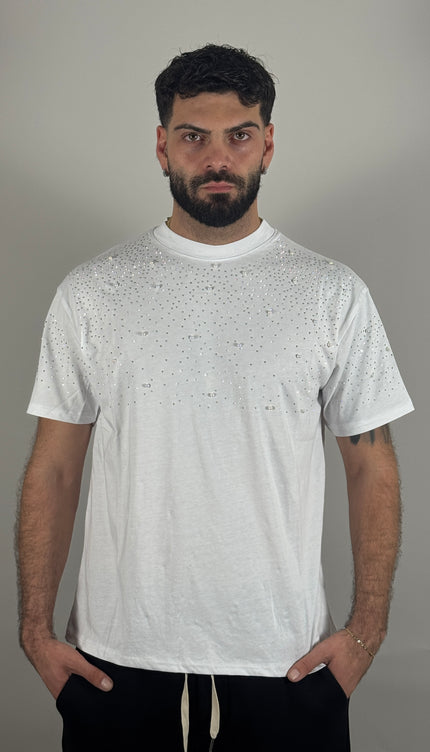 T-Shirt Ice Pearl bianco – streetwear uomo | Street Vibes (foto 3)