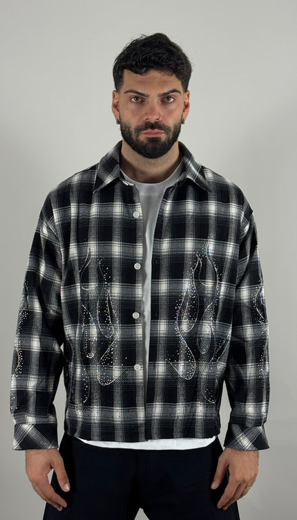 Camicia Flames – streetwear uomo | Street Vibes