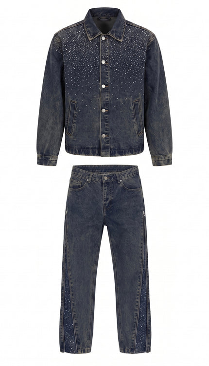 Coordinato Zip Diamonds – streetwear uomo | Street Vibes