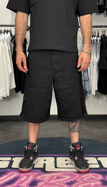 Jorts Zip Black