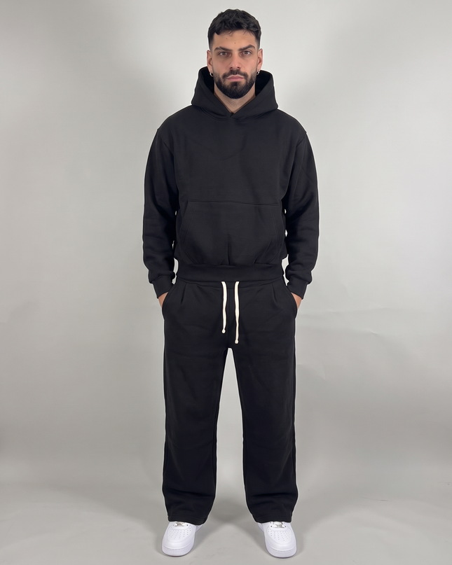 Tuta Comfy nero – streetwear uomo | Street Vibes
