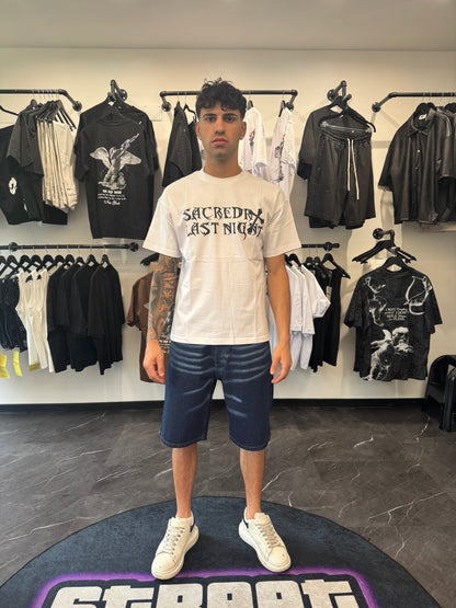 T-shirt Croce White