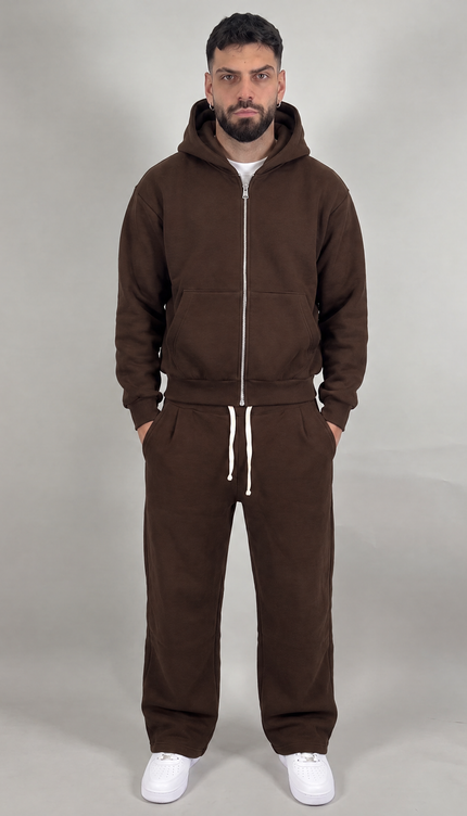 Tuta Comfy Zip moro – streetwear uomo | Street Vibes (foto 4)