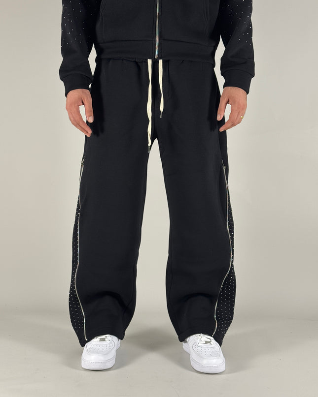 Panta Zip Diamonds – pantalone streetwear uomo | Street Vibes