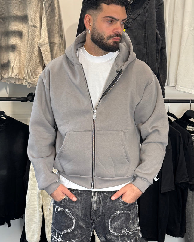 Hoodie Boxy zip