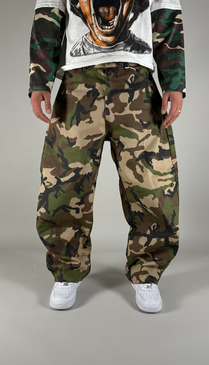 Balloon Camo – pantalone streetwear uomo | Street Vibes