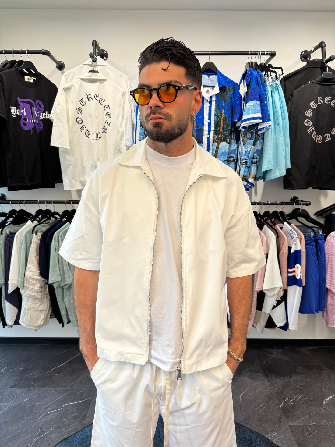 Completo Zip White