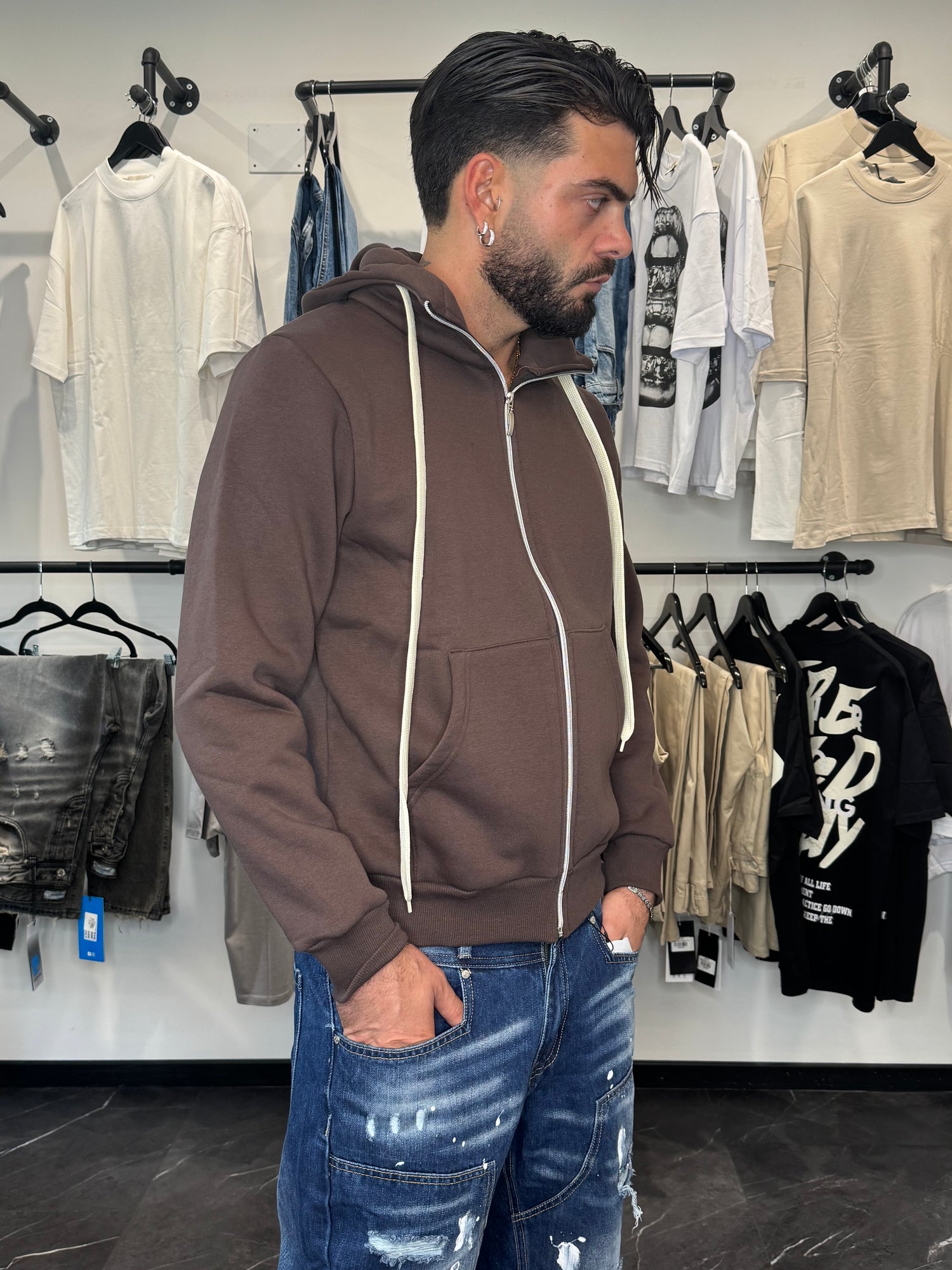 Hoodie Zip Basic