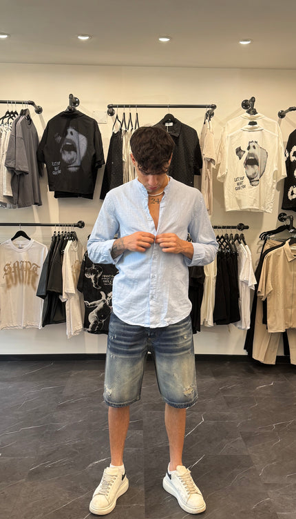 Camicia Lino Sky