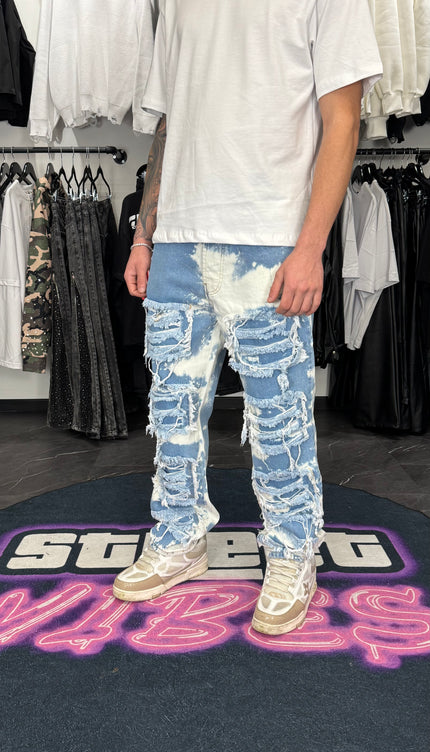 Jeans Ripped Degradè