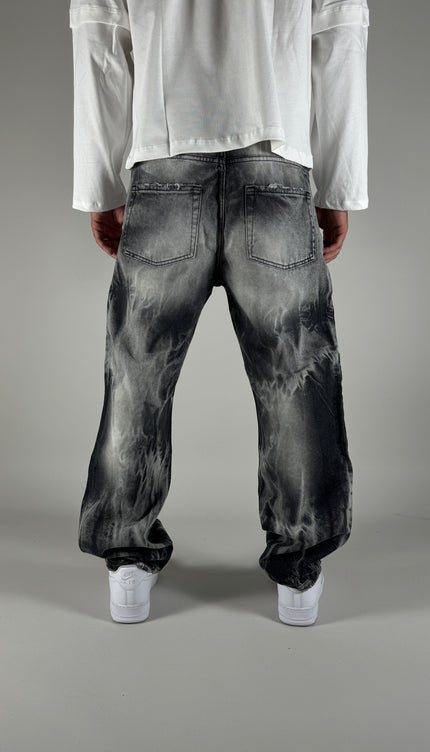 Jeans Baggy Smoke – streetwear uomo | Street Vibes (foto 3)