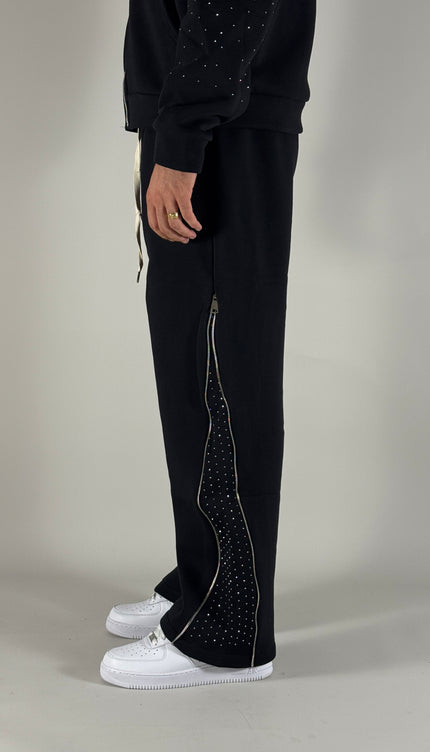 Panta Zip Diamonds – pantalone streetwear uomo | Street Vibes (foto 2)