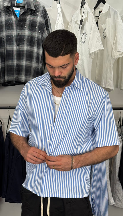 Camicia Millerighe Short