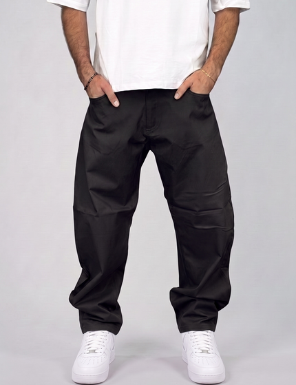 Pantalone Balloon nero – streetwear uomo | Street Vibes