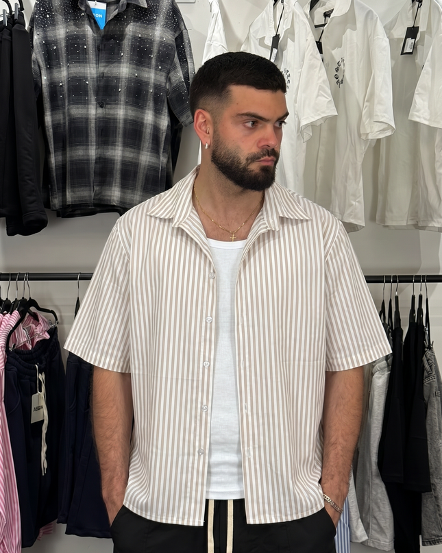 Camicia Millerighe Short