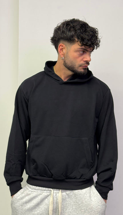 Hoodie Boxy Black