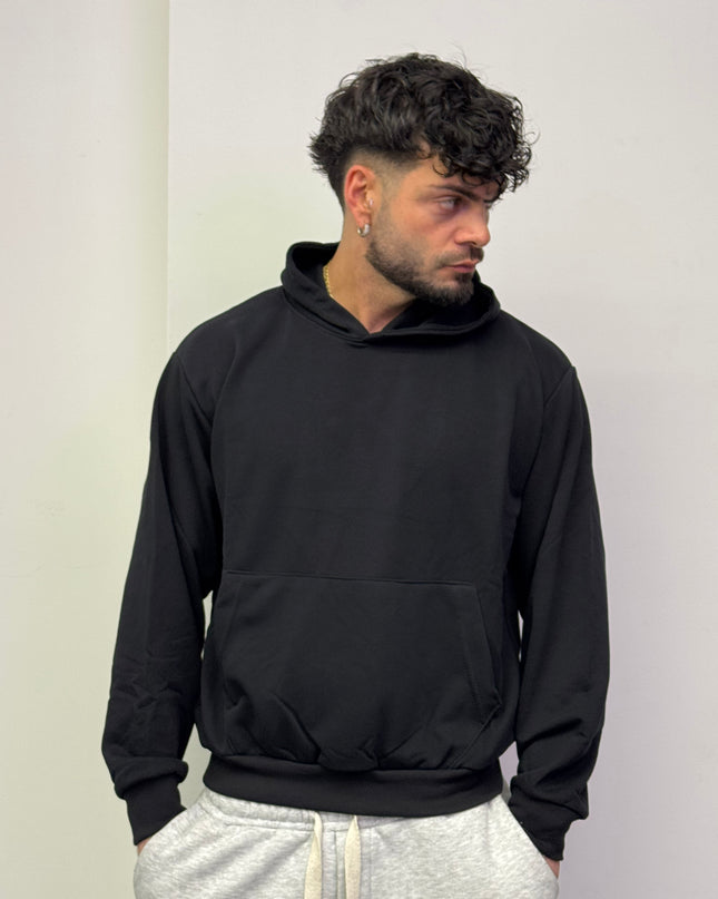 Hoodie Boxy Black