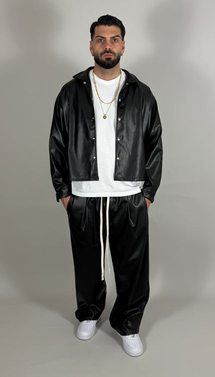 Coordinato Ecopelle – streetwear uomo | Street Vibes