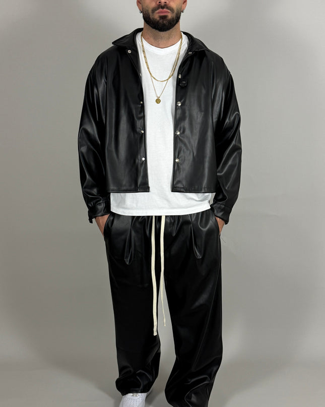 Coordinato Ecopelle – streetwear uomo | Street Vibes