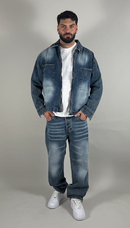 Coordinato Iron Denim – streetwear uomo | Street Vibes
