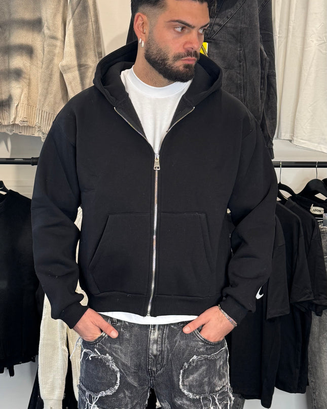 Hoodie Boxy zip