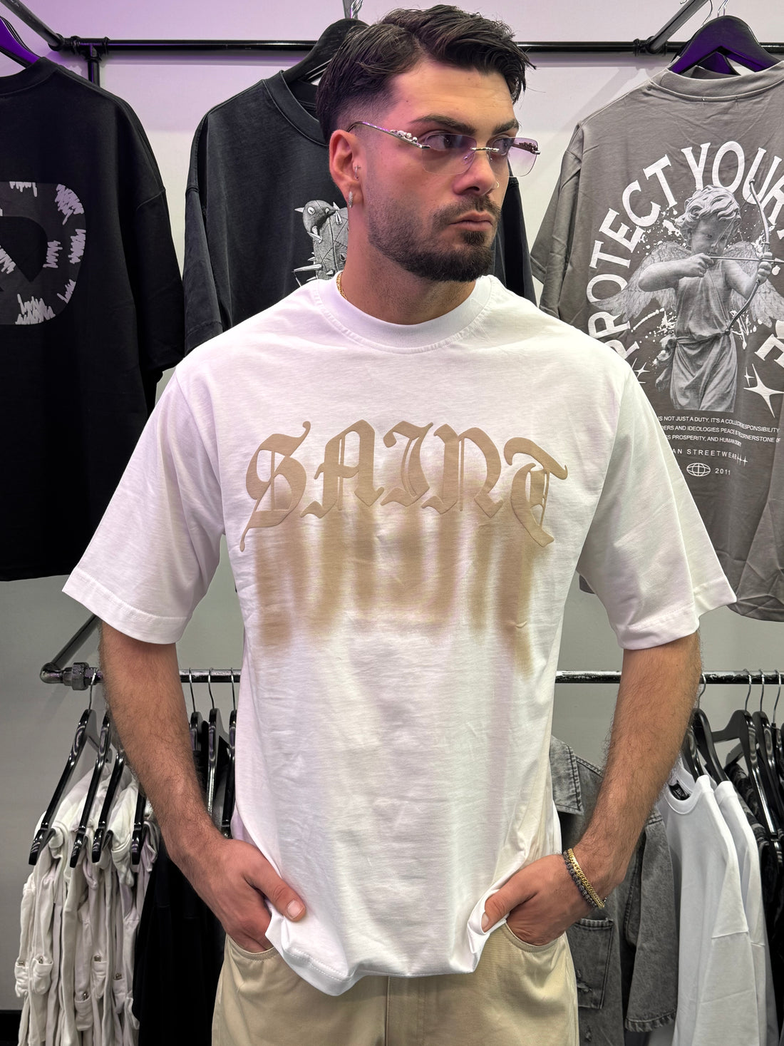 T-shirt S Beige