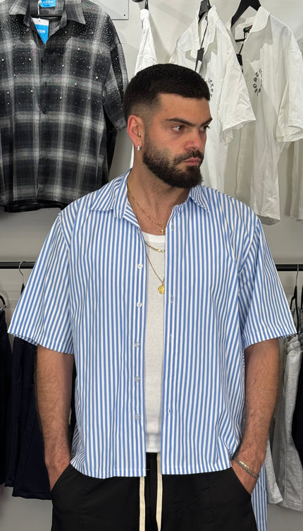 Camicia Millerighe Short