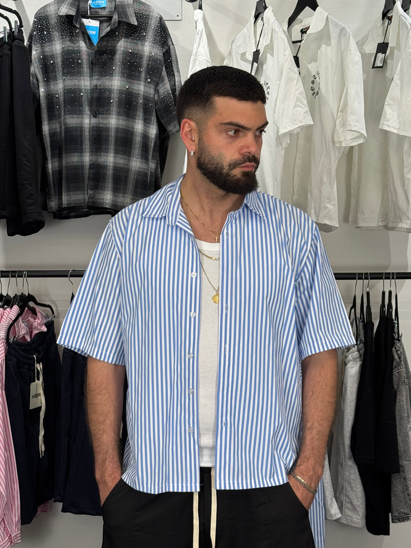 Camicia Millerighe Short