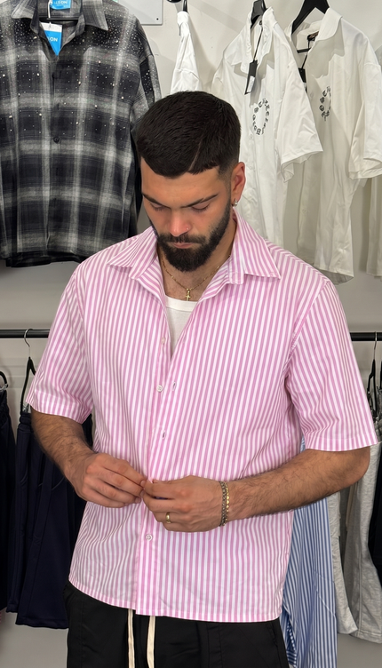 Camicia Millerighe Short