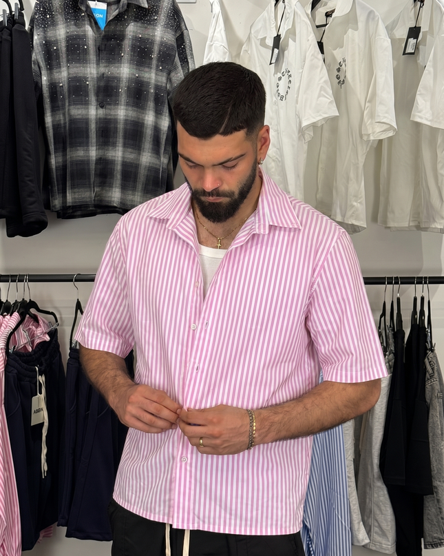 Camicia Millerighe Short
