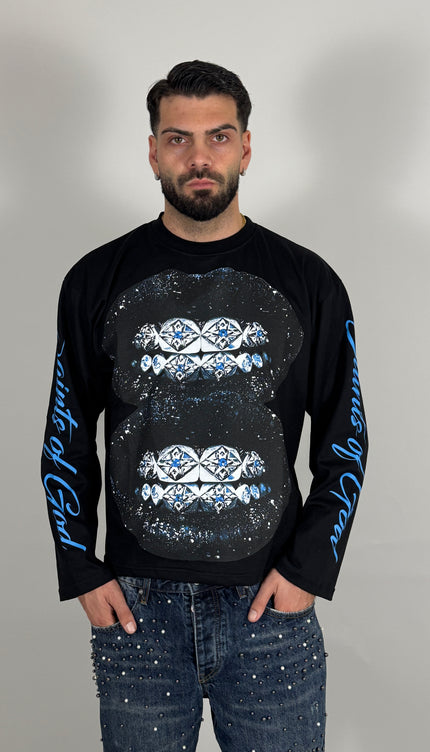 Longsleeve Ice Mouth – streetwear uomo | Street Vibes
