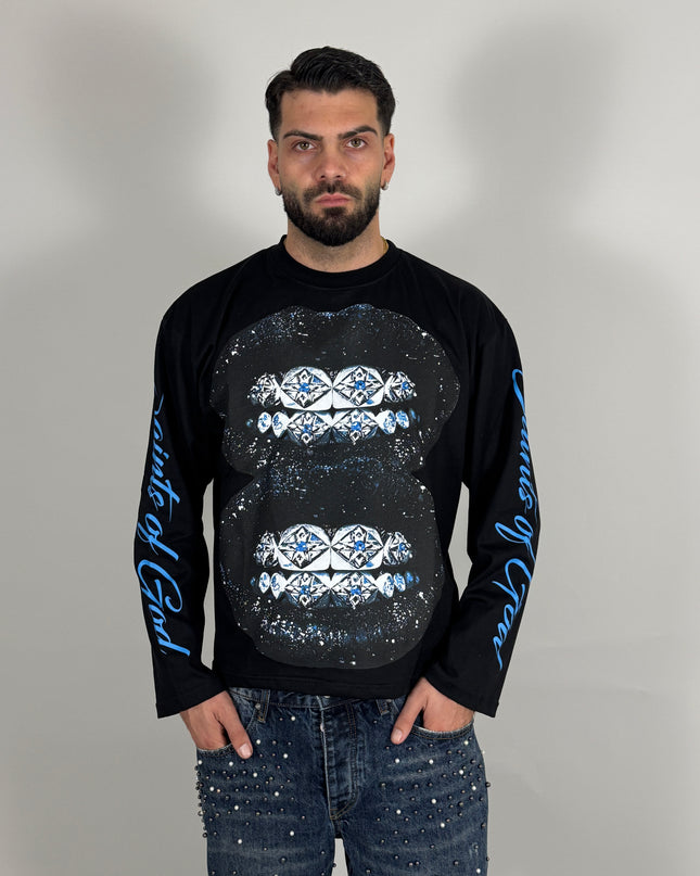 Longsleeve Ice Mouth – streetwear uomo | Street Vibes