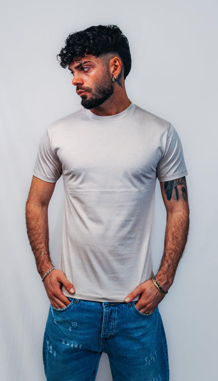T-shirt Tight Beige