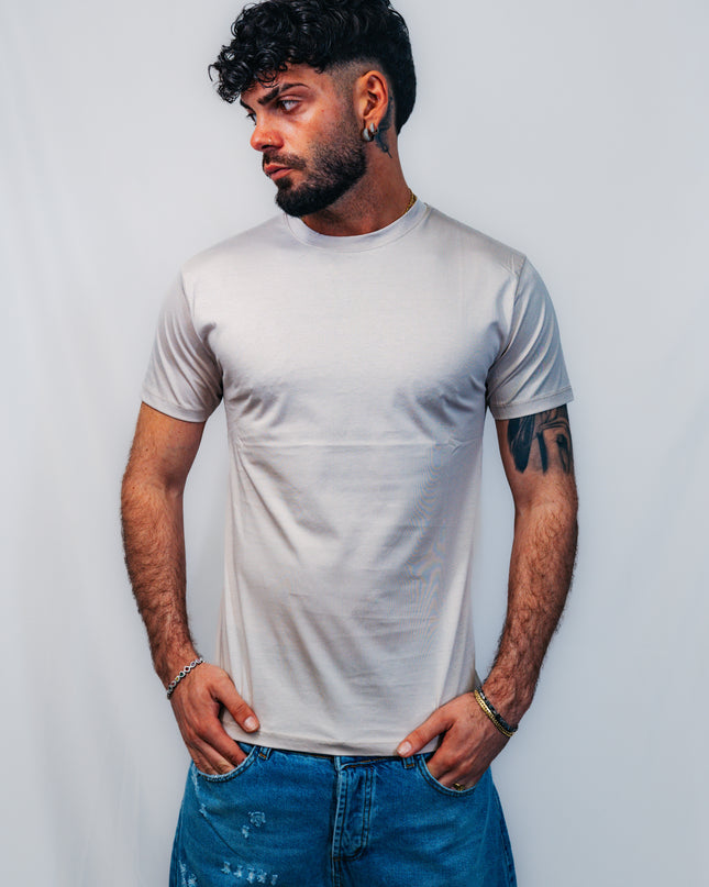 T-shirt Tight Beige