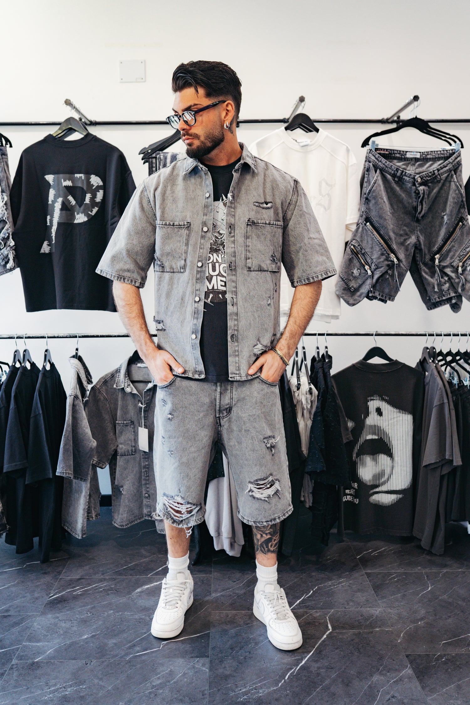 Giacca grey set