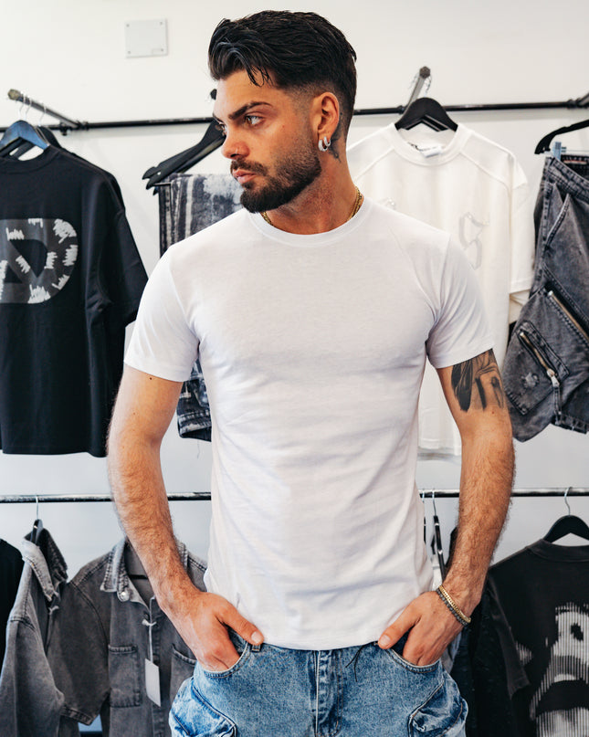 T-shirt stretch bianco