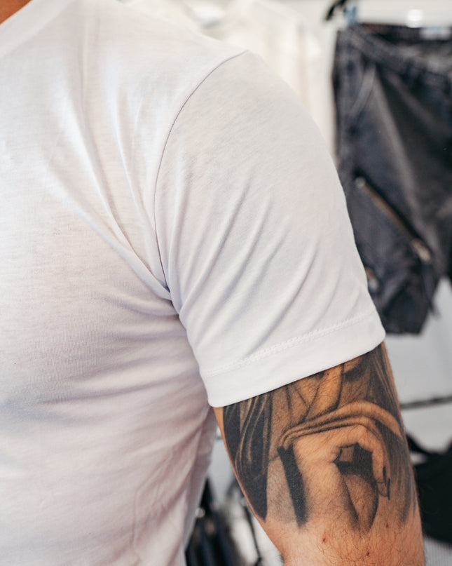 T-shirt stretch bianco