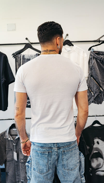 T-shirt stretch bianco