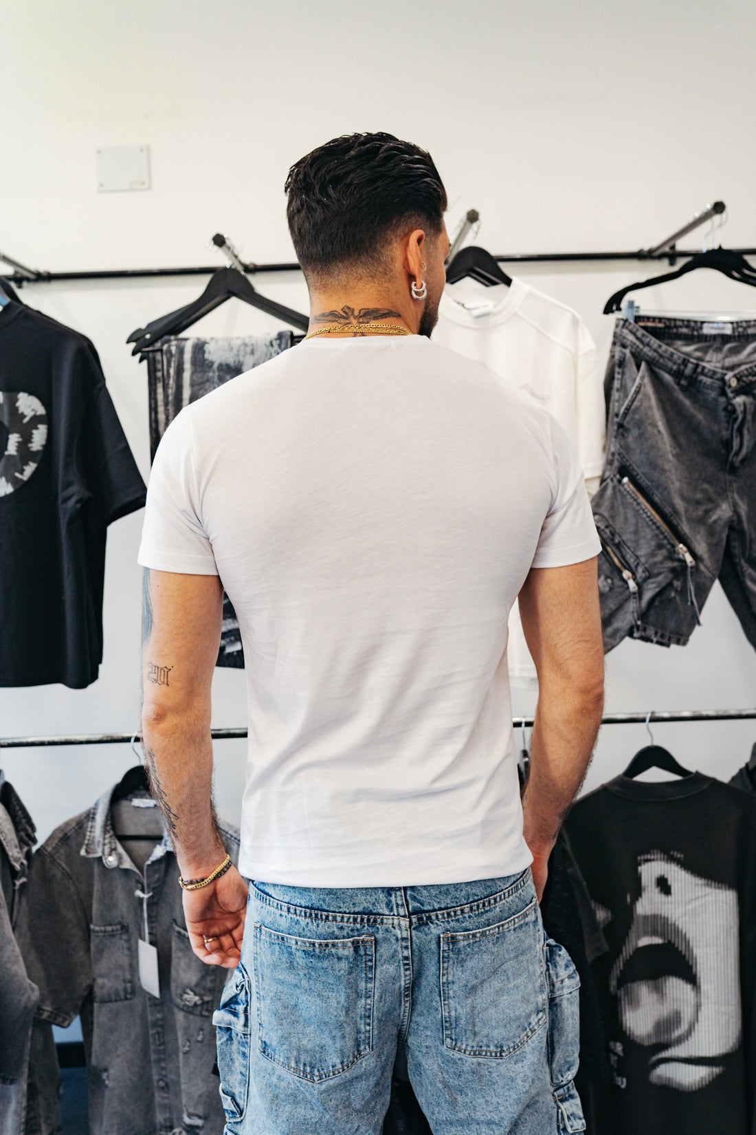 T-shirt stretch bianco
