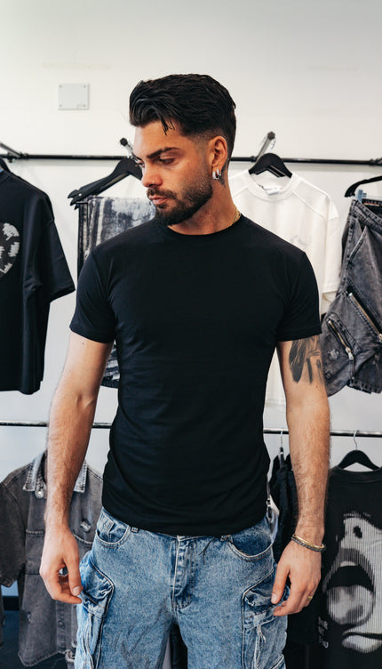 T-shirt stretch nero